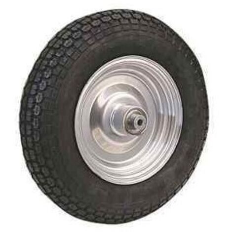 Imline – Roue de remorque 8 pouces 480x8 – Moyeu intégré axe 12x140 mm – Charge maximale 400 kg – Pneu renforcé pour terrains accidentés