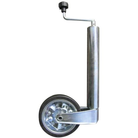 Imline – Roue jockey Ø60 mm – Galet en acier 200x65 mm – Charge max 400 kg – Réglage télescopique pour remorque et caravane