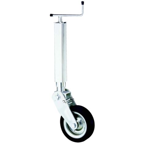 Imline – Roue jockey renforcée 70 mm – Charge max 900 kg – Galet acier 250 mm x 85 mm – Fixation adaptable à souder ou avec brides