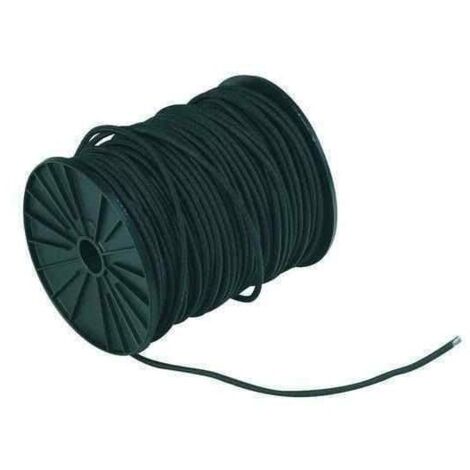 Imline – Tendeur sandow 6 mm noir au mètre – Résistant pour arrimage remorque – Adapté pour fixation sécurisée de charges