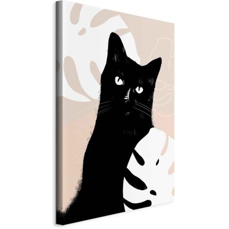 Immagine - Gatto tra le Monstera (1 parte) verticale