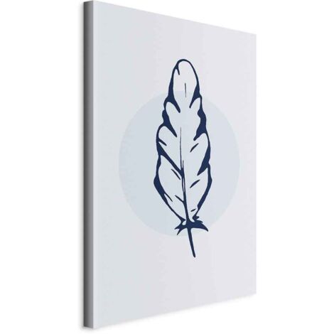 Immagine - Piuma blu (1 parte) verticale