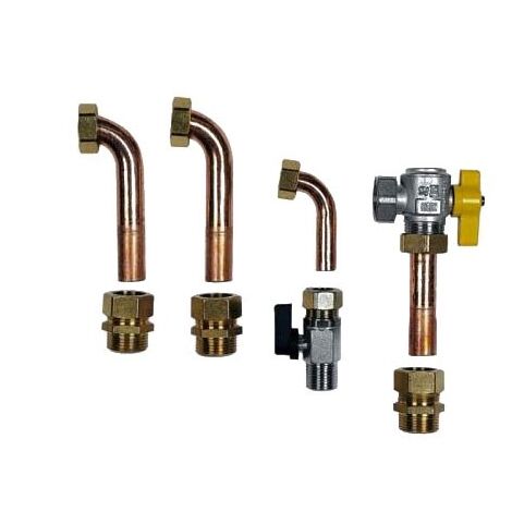 Immergas gruppo allacciamento per installazione pensile Victrix kW TT PLUS/TERA PLUS in configurazione solo riscaldamento 3.024907