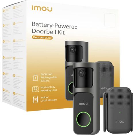 IMOU DB2S Kit Interphone vidéo Wi-Fi Set complet Y102563