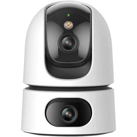 Imou Ranger Dual Telecamera da interno 10Mp con doppia ottica. Ottica fissa da 5Mp ed ottica motorizzata da 5Mp. Riconoscimento umano, animale e movimento