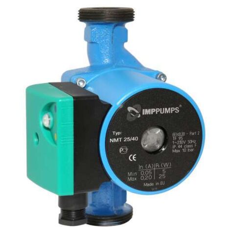 IMP NMT PLUS 25/40 180 Niedrigenergiepumpe Heizungspumpe Energieefizienzklasse A