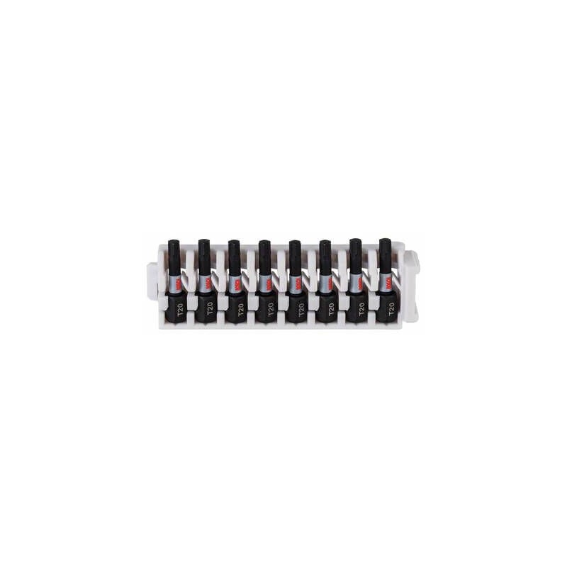 Bosch - accessories 2608522380 2608522380 jeu dembouts à visser impact control, 8 pièces, avec T20, 25 mm 25 mm
