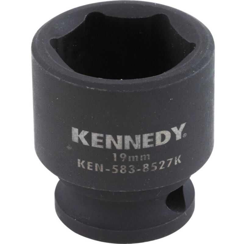 19mm Impact Socket 3/8 Square Drive - Kennedy