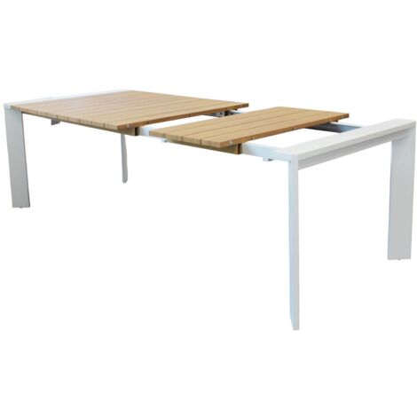 IMPACTO - tavolo con struttura in alluminio verniciato bianco o antracite
