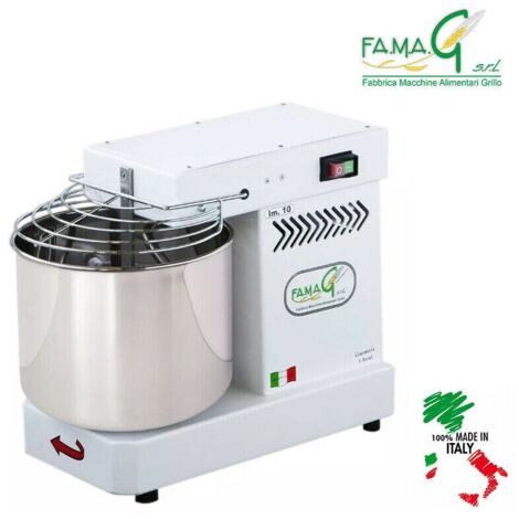Impastatrice a Spirale Testa Fissa 10Kg 400W Famag IM10/230