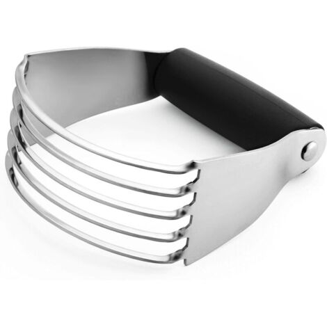 Impastatrice professionale di alta gamma con robuste lame in acciaio inox, misura media, nera