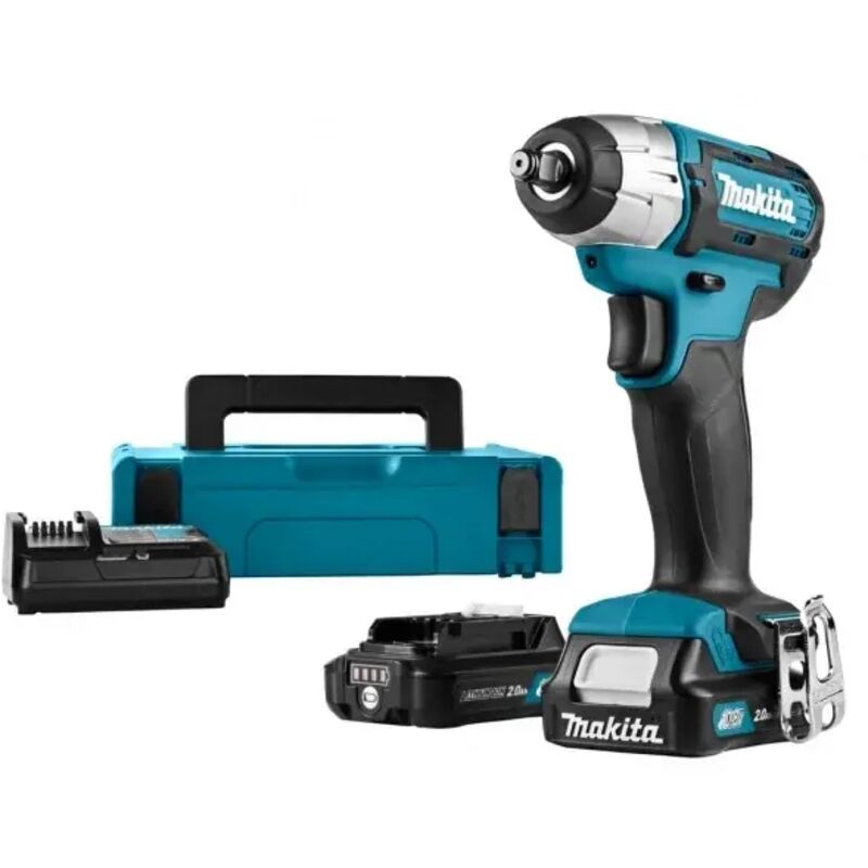Avvitatore ad impulsi Makita 10,8 v Li-Ion 2 Ah 140 Nm - 2 batterie, caricabatterie, custodia - TW140DSAJ