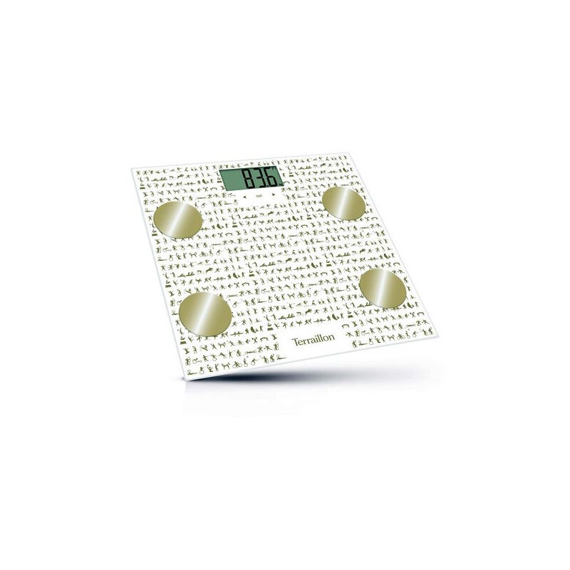 Impédancemètre connecté Terraillon Body Athlete Connect Blanc et Doré