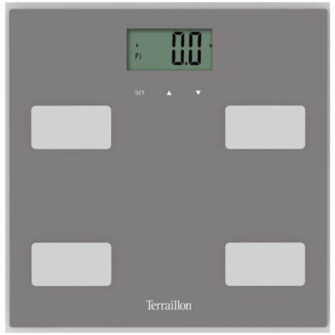 impedenziometro 160kg/100g grigio - CONTROLFIT - terraillon