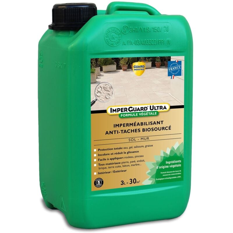 Guard Industrie - Anti Tache Incolore Pierre guard indstrie ImperGuard Ultra 3L