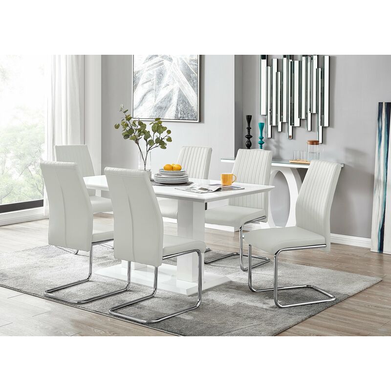 Round Extending Dining Table And Chairs Uke Tabs / Home & Haus Akimiski