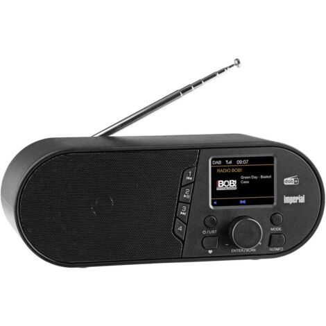 Imperial DABMAN d105 Radio da tavolo DAB+, FM, FM Nero