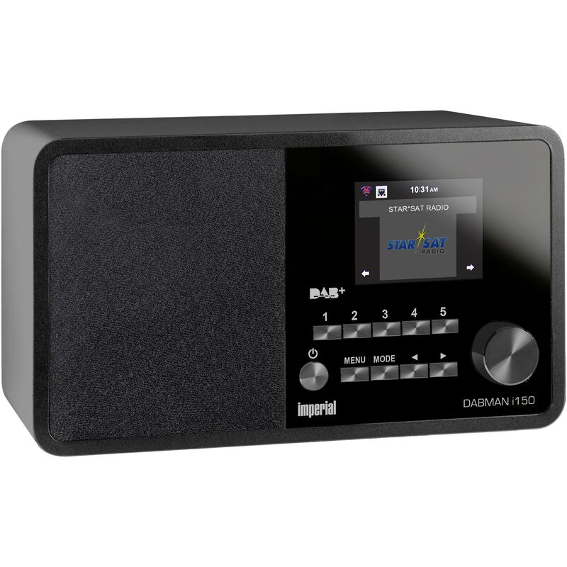 Dabman i150 Radio de table Internet Internet, dab+, fm usb, WiFi, lan, radio internet noir X919362 - Imperial