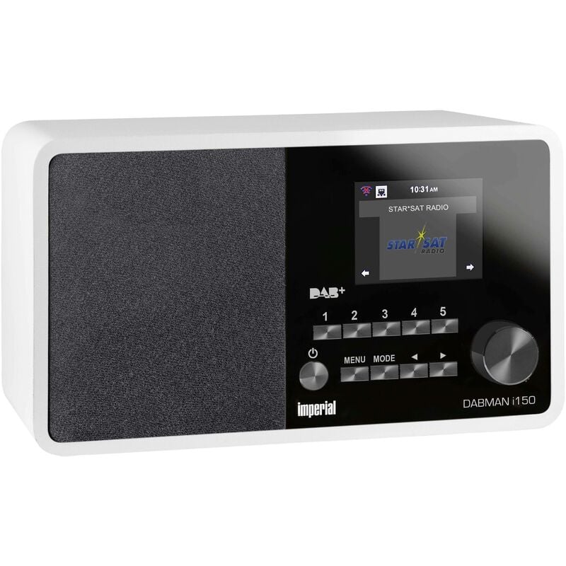Dabman i150 Radio de table Internet Internet, dab+, fm usb, WiFi, lan, radio internet blanc X919302 - Imperial