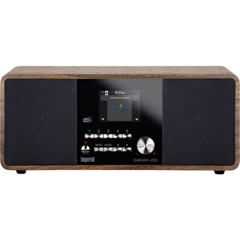 Imperial DABMAN i200 V2 Internet Tischradio DAB+, UKW, Internet AUX, USB, DLNA, LAN, Internetradio