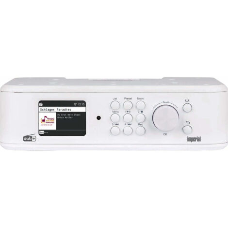 Imperial dabman i460 multifunktionsradio wei silber