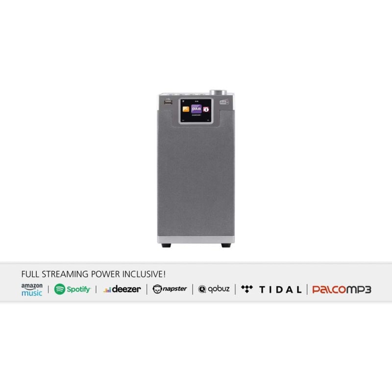 Dabman i610 silber Radio de table dab+, dab, Internet, fm Bluetooth, WiFi compatible dlna argent A350752 - Imperial