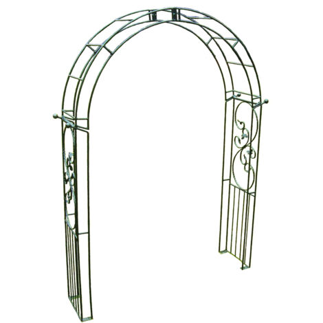 Imperial Traditional Arch (Including Ground Spikes) Bare Metal/Ready to Rust - Steel - L43.2 x W170.1 x H256.4 cm