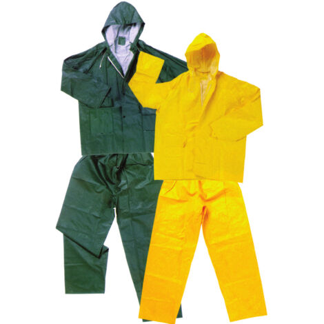 IMPERMEABILE COMPLETO Col. Giallo Mis. L