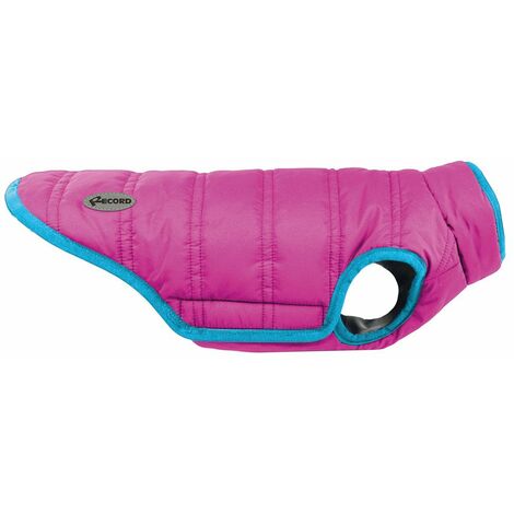 Impermeabile con imbottitura extra e chiusura a strappo modello Sun per cani: S - viola/azzurro