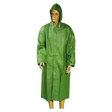 Impermeabile Monopezzo Vigor 100% Pvc Verde Taglia L