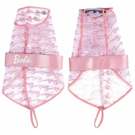 Impermeabile per Cani Barbie Rosa XS