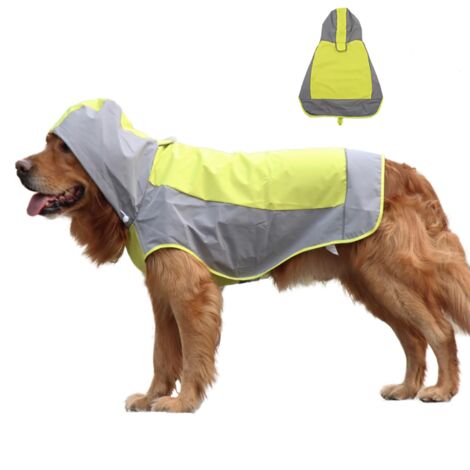 Impermeabile per cani con cappuccio, taglia L M