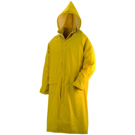 IMPERMEABILE PVC LAVORO CAPPUCCIO ANTIPIOGGIA ANTIVENTO STORM XL/XXL KAPRIOL, " XL "