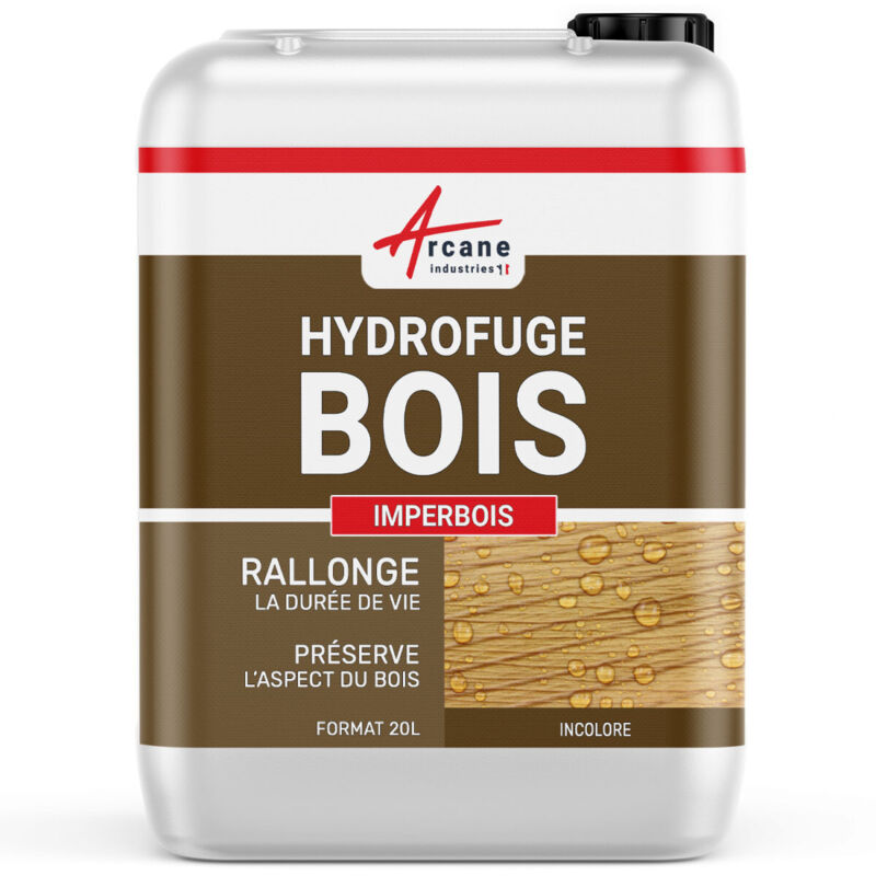 Arcane Industries - Imperméabilisant hydrofuge bois extérieur et saturateur Permet de conserver l aspect naturel : teck, pin, bois exotique, chêne