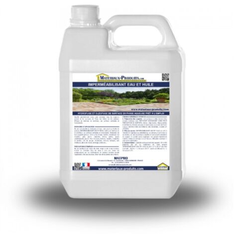 Imperméabilisant eau et huile - 20 L Incolore - MATPRO