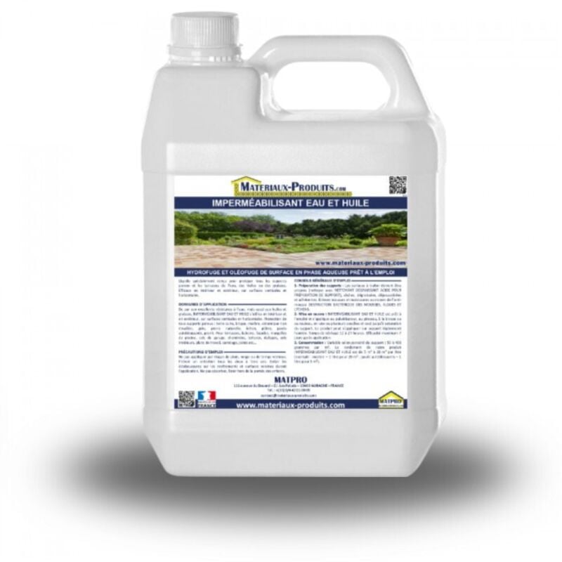 Imperméabilisant eau et huile - 2 L Incolore - MATPRO