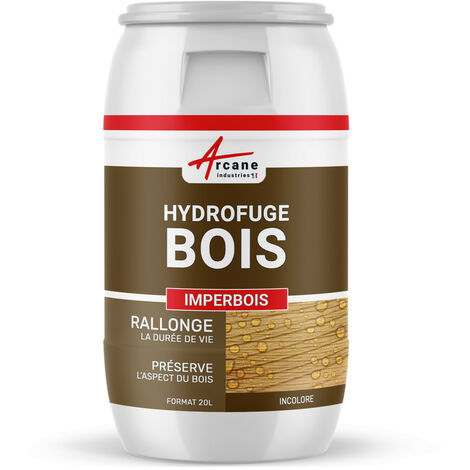 Imperméabilisant, hydrofuge pour bois extérieur et saturateur, permet de conserver l'aspect naturel : teck, pin, bois exotique, chêne - 200 L  - ARCANE INDUSTRIES