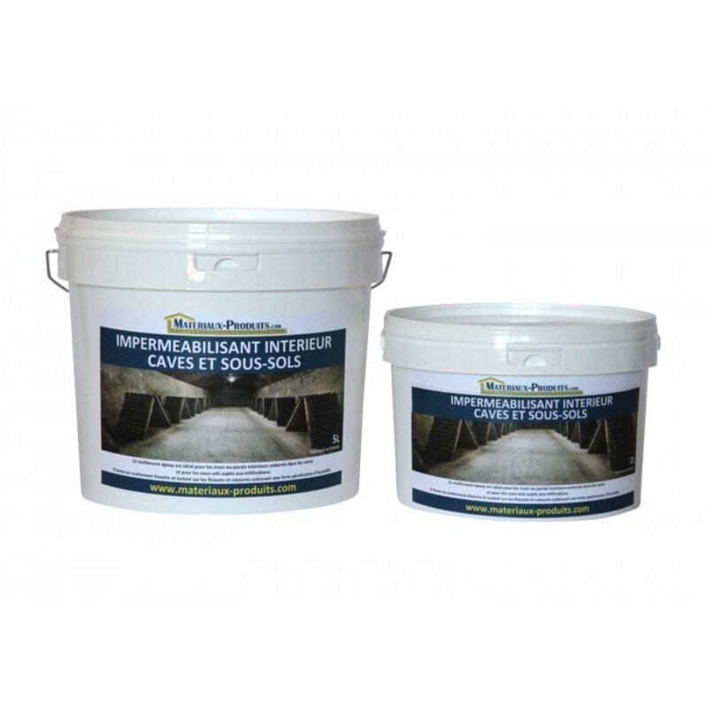 Impermeabilisant Époxy intérieur caves et sous-sols - 2.5 Kg Blanc Matpro