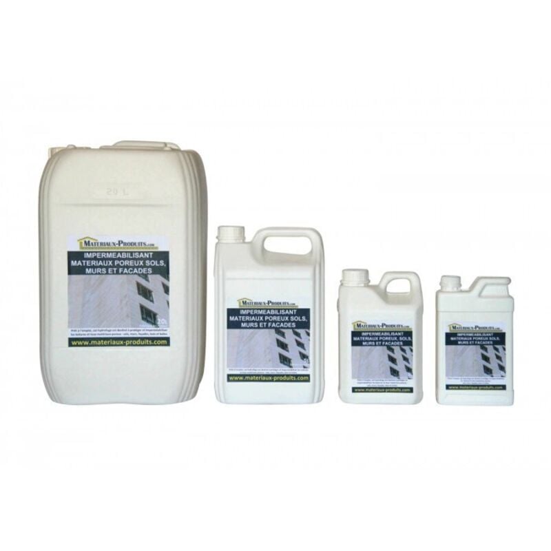 Imperméabilisant matériaux poreux sols, murs et facades - 20 l Incolore Matpro