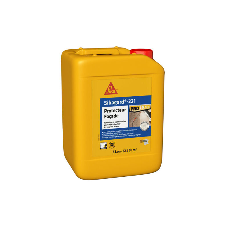 Hydrofuge Sika Sika gard-221 Protecteur Facade - 5L