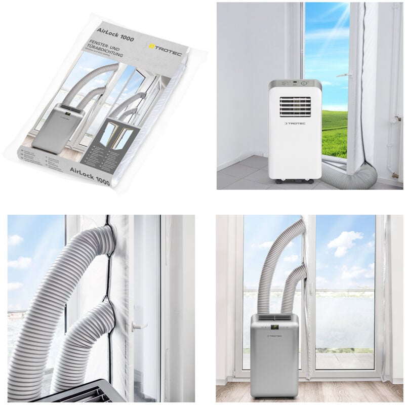 

Impermeabilización de ventanas de suelo a techo y puertas AirLock 1000 - Trotec