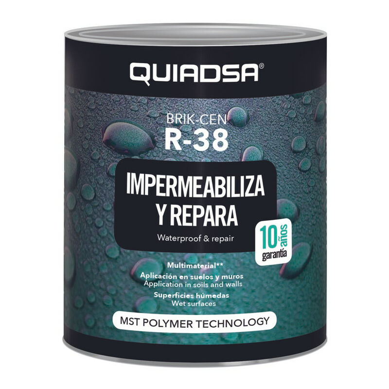 

BRIK-CEN R-38 Impermeabilizante MS liquido Terracota 1 kg. - Terracota