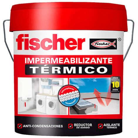 Pintura impermeabilizante SIKAFILL 200 fibras 20KG rojo