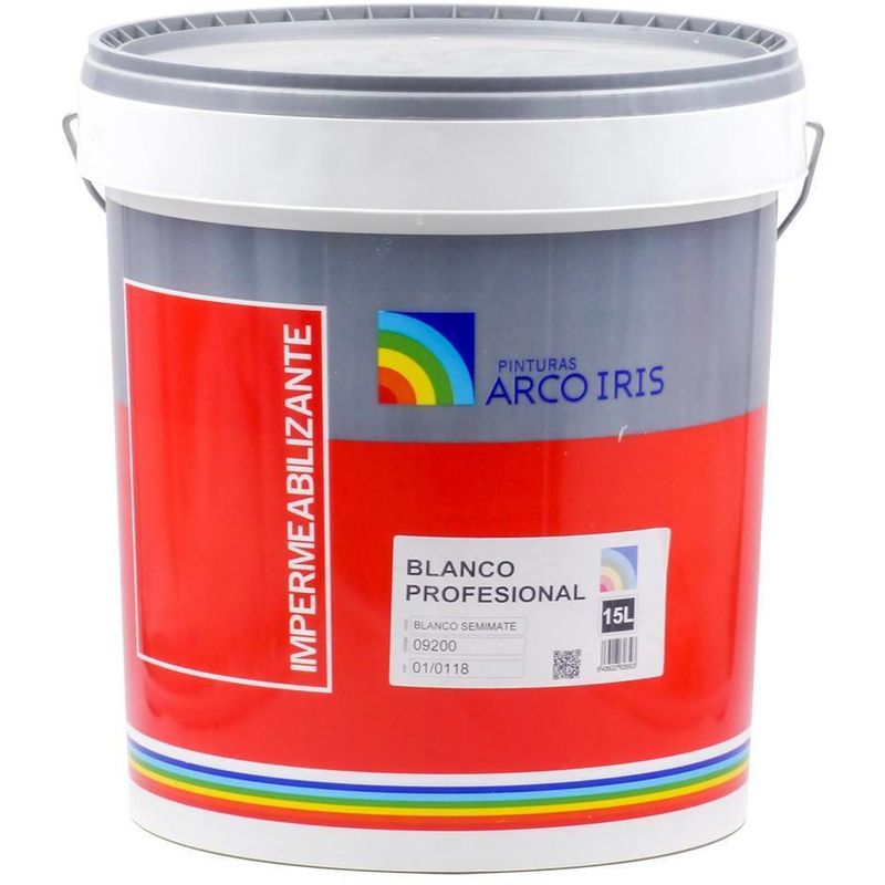 

Impermeabilizante Antigoteras Profesional Arcoiris | 15 L - Blanco