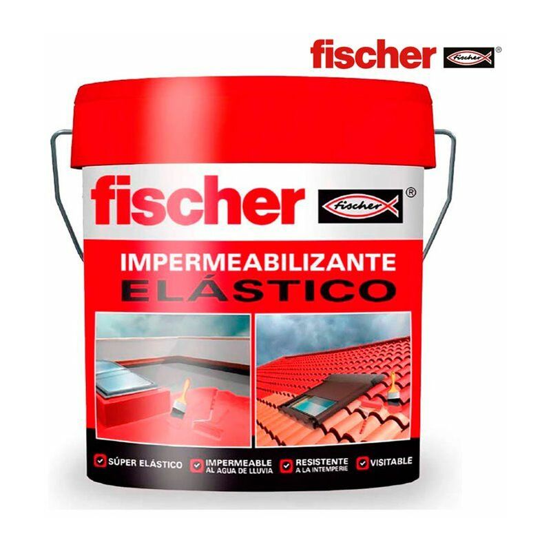 Fischer - Impermeabilizzante 15l. rosso 547153