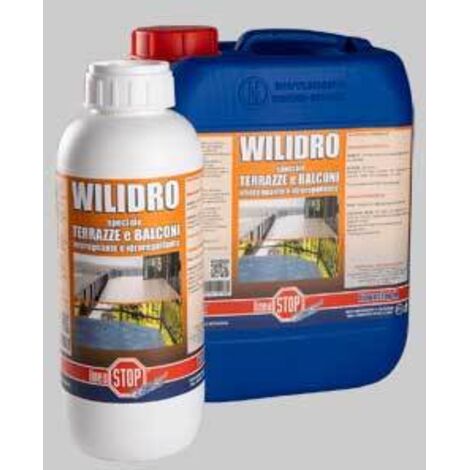 IMPERMEABILIZZANTE PER BALCONI E TERRAZZE 'WILIDRO' 1 lt - DIXI