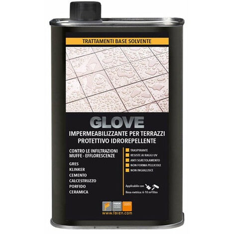Impermeabilizzante per terrazze adatto al trattamento protettivo idrorepellente 1 lt