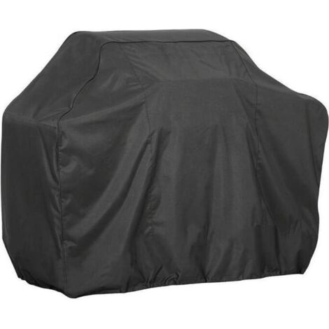 Imperméable à l'eau barbecue couvercle de protection - 145 x 61 x 117 cm - Noir