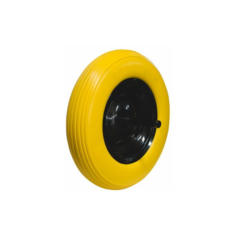

FSKROM001 Rueda maciza para carretilla de obra y jardinería profesional o doméstico impinchable con llanta metálica - Ferrestock