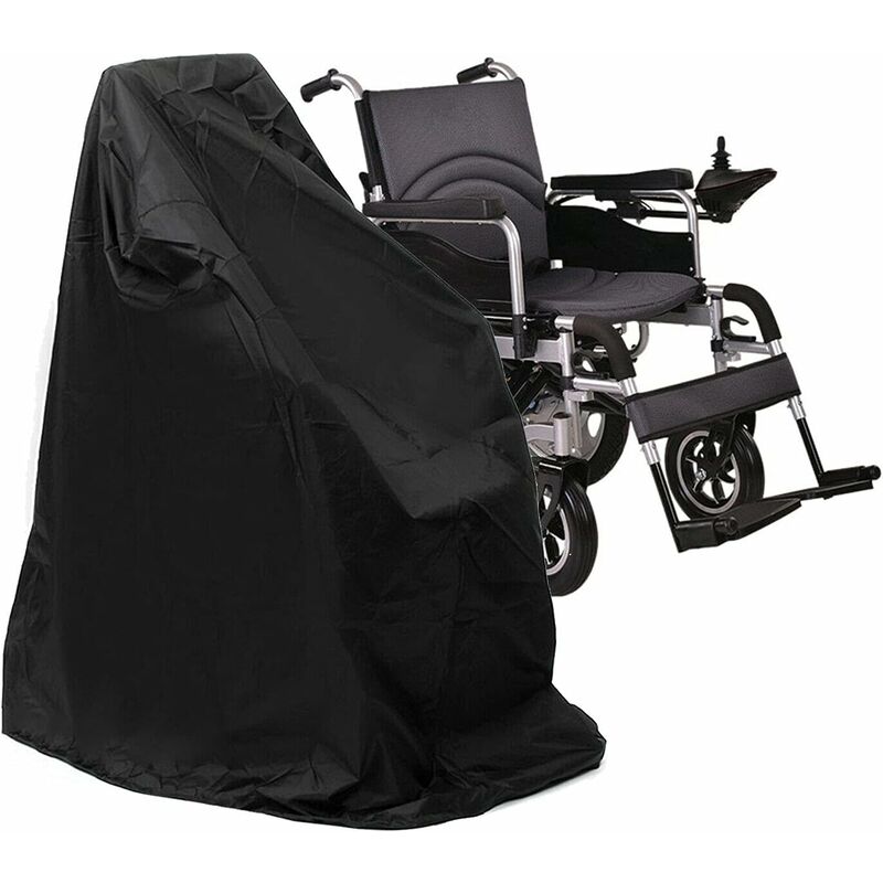 Imperméable pliable pour fauteuil roulant, housse de protection anti-poussière, housse anti-poussière pour fauteuil roulant de voyage, protection